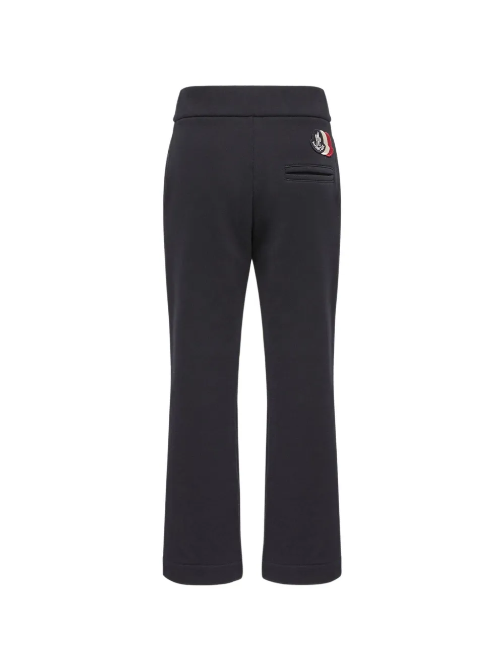 Moncler Enfant logo-patch trousers Blauw