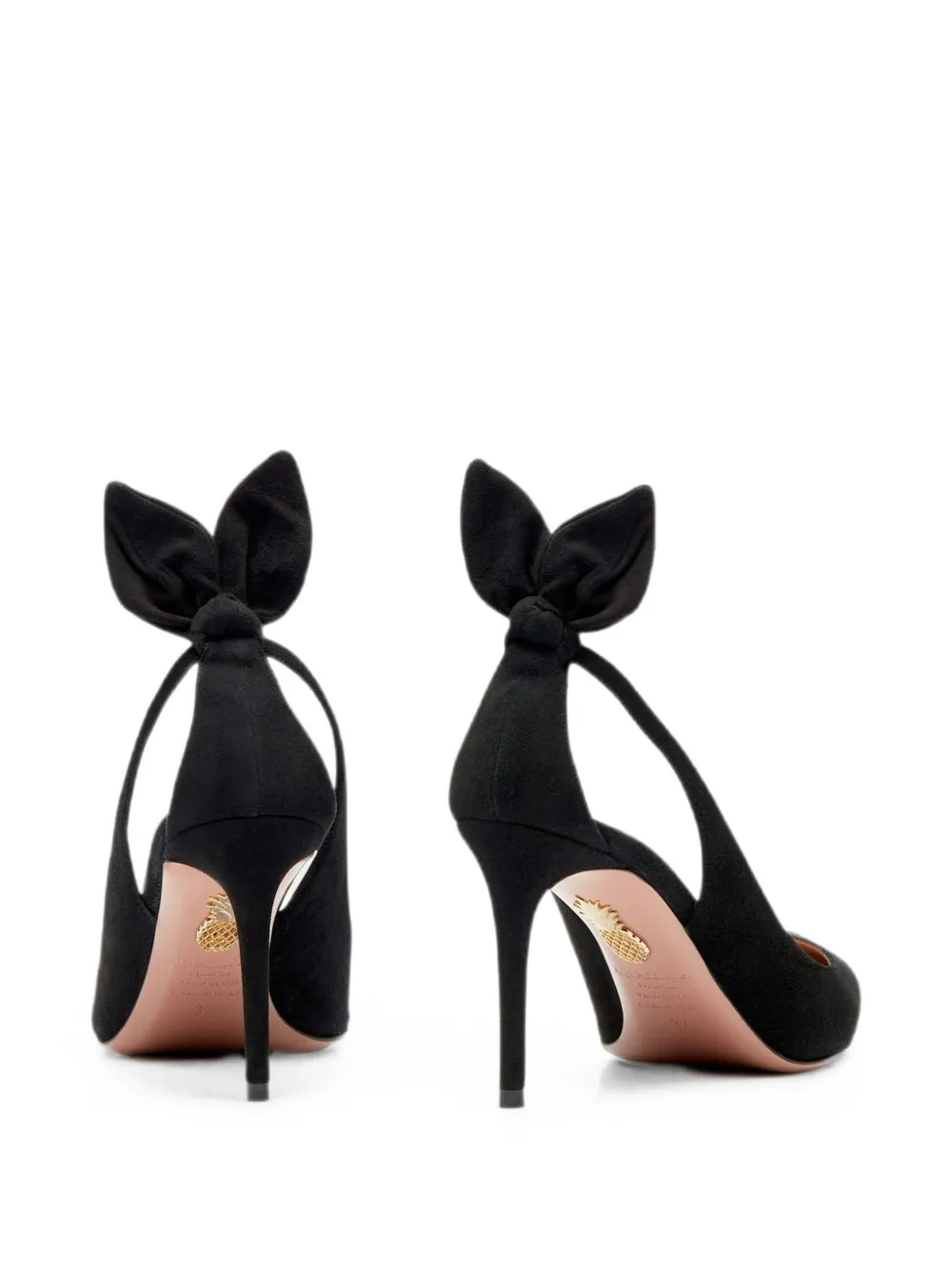Aquazzura Bow Tie pump 85 Zwart