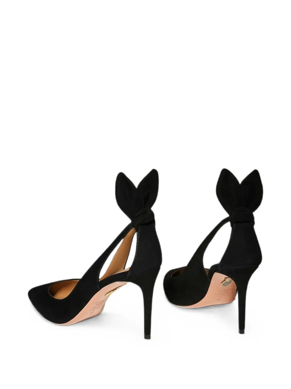 Aquazzura Bow Tie pump 85 Zwart