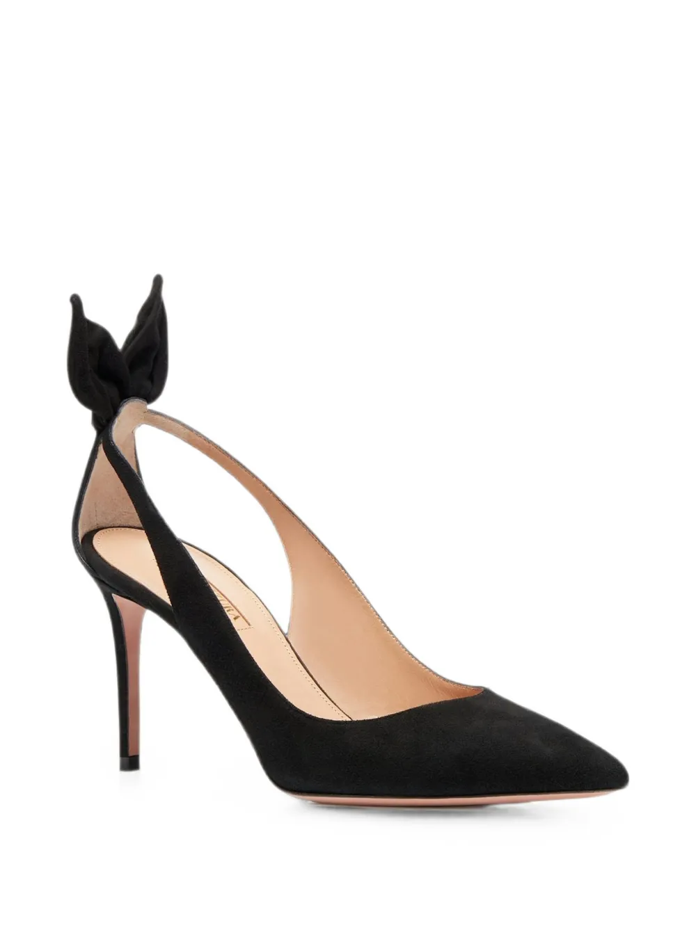 Aquazzura Bow Tie pump 85 Zwart