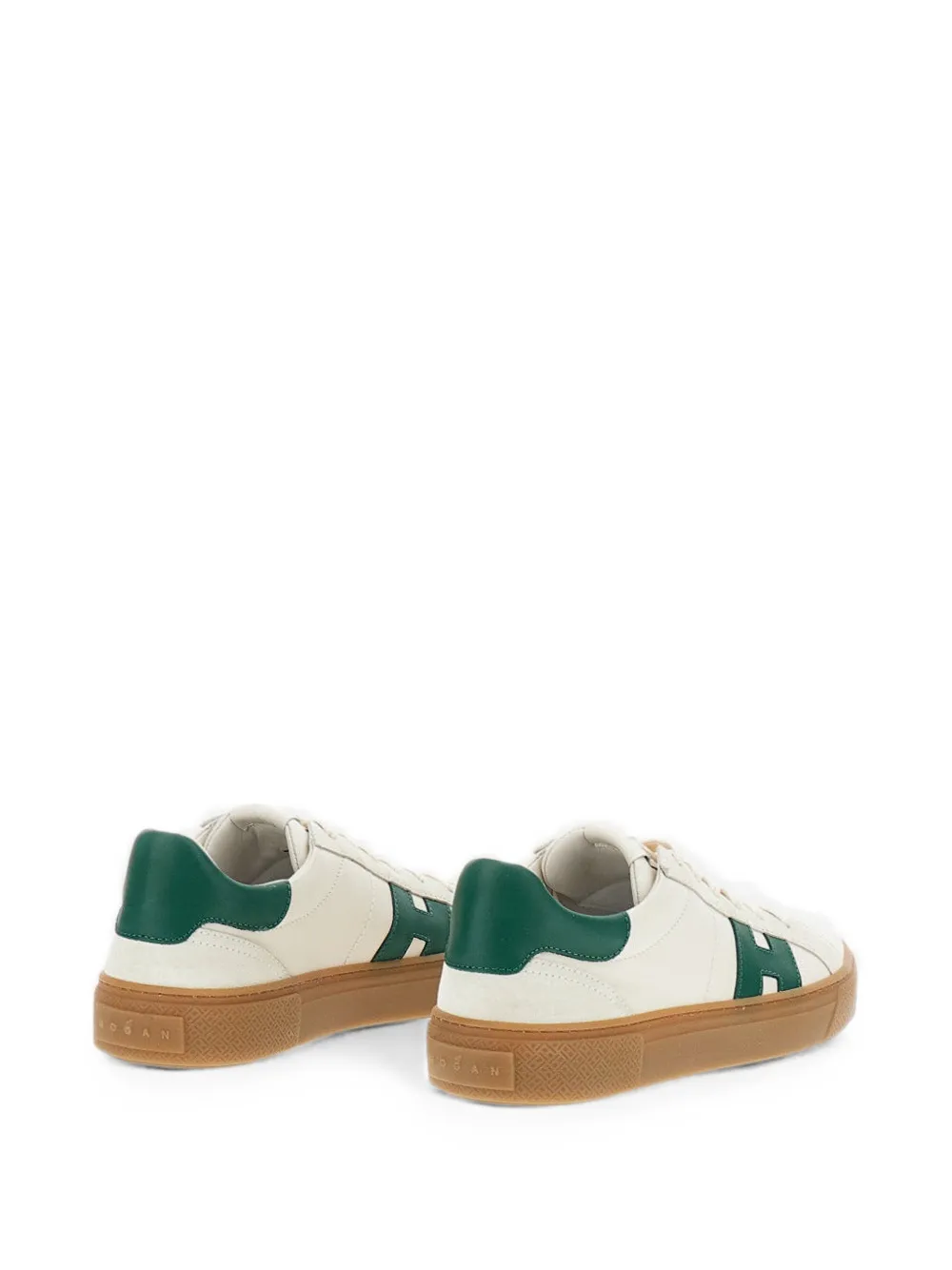 Hogan Sneakers met suède vlak Beige
