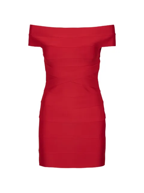 ROTATE BIRGER CHRISTENSEN vestido corto con hombros descubiertos