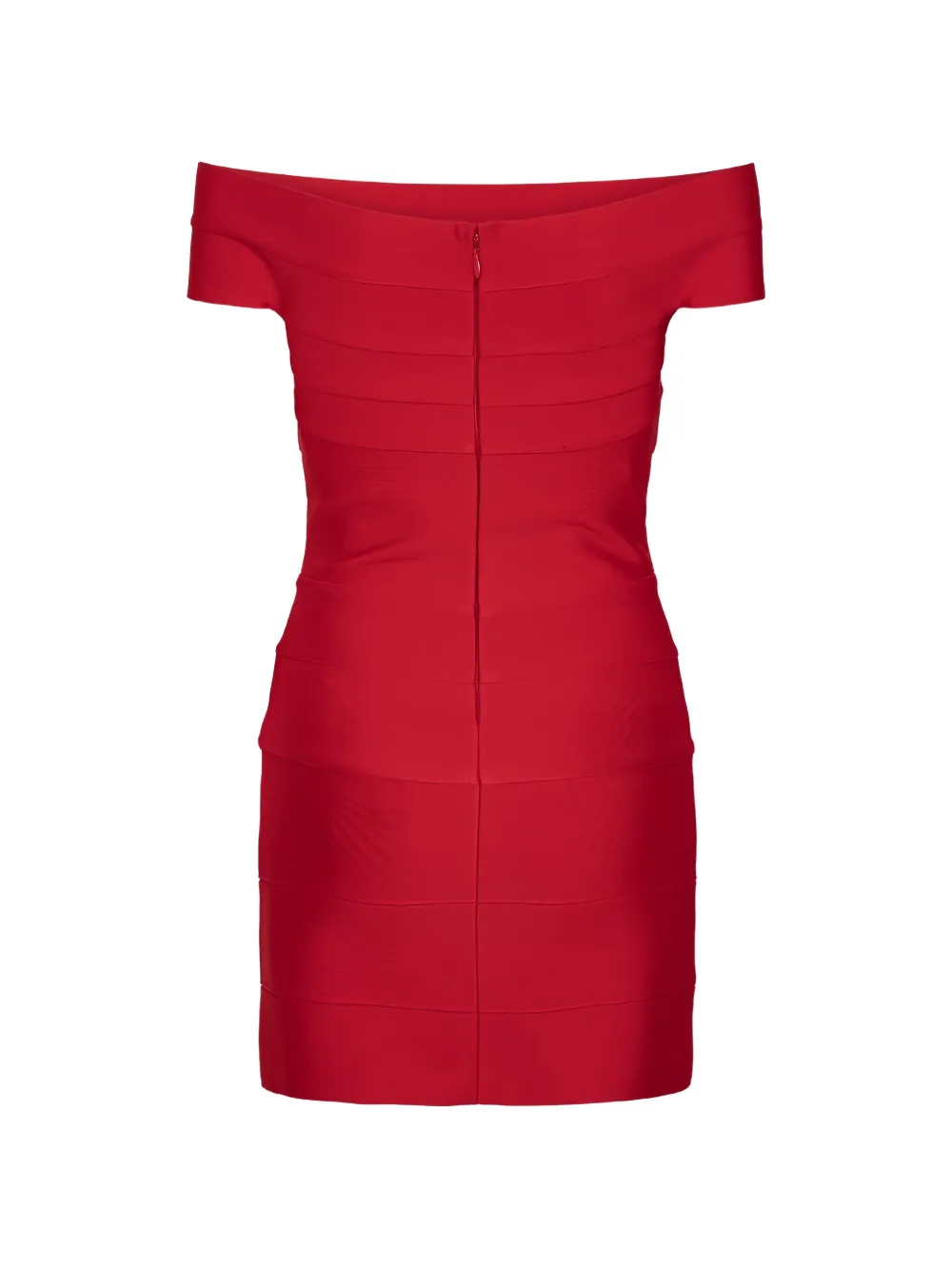 ROTATE BIRGER CHRISTENSEN Off-shoulder mini-jurk Rood