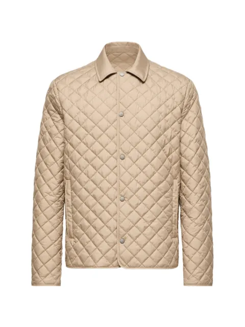 Moncler Avrelie diamond quilted padded shirt jacket