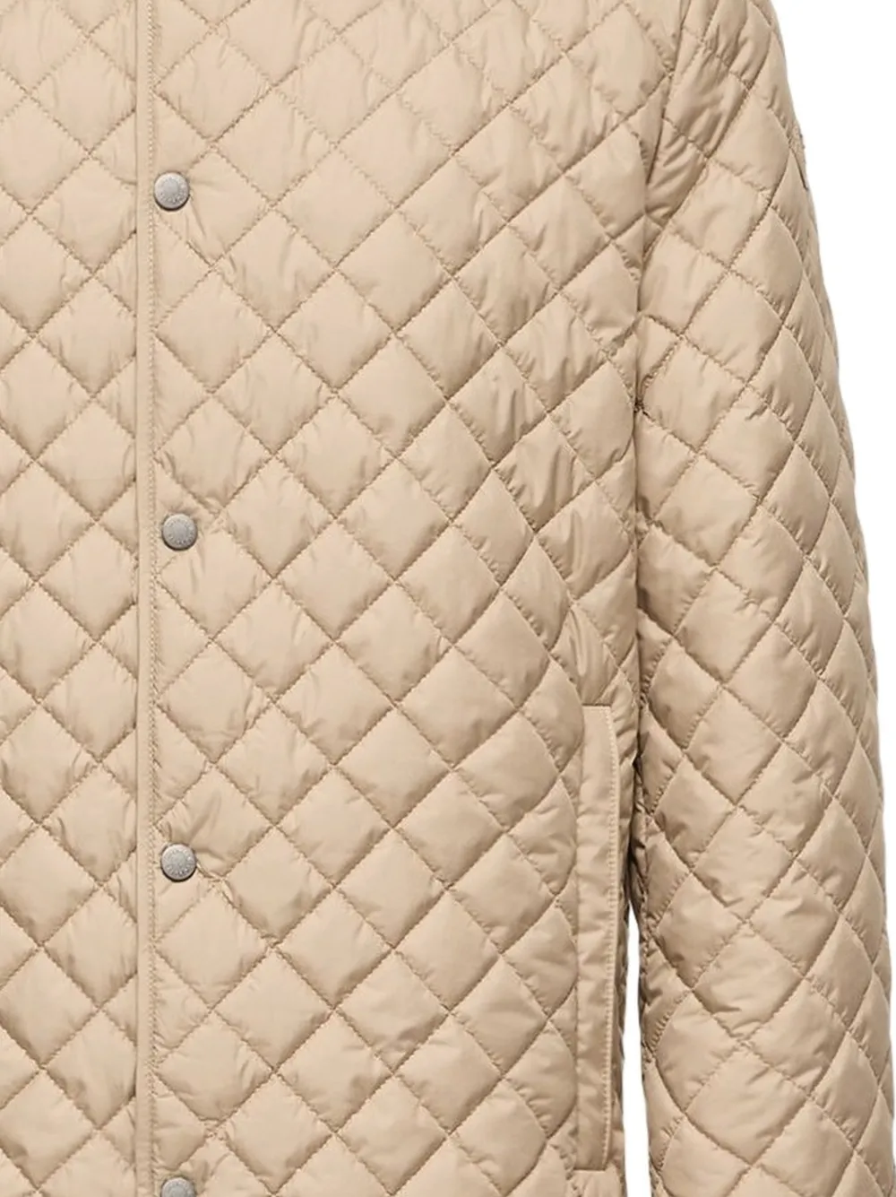 Moncler Avrelie gewatteerd shirtjack Beige