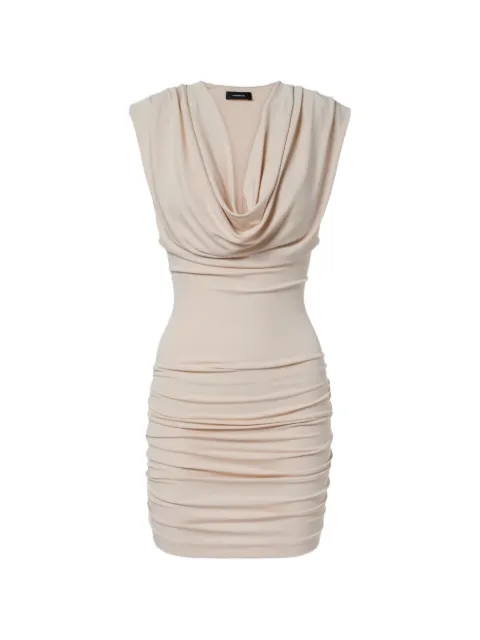WARDROBE.NYC Matte ruched mini dress