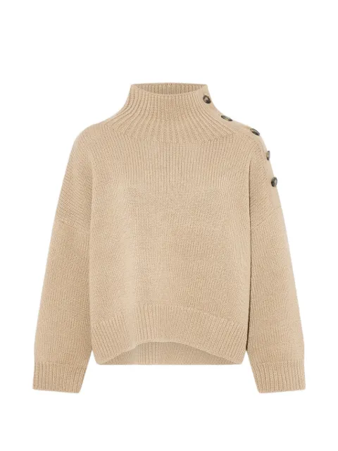 Yves Salomon button-embellished oversized sweater