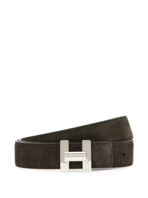 Hogan reversible belt in suede
