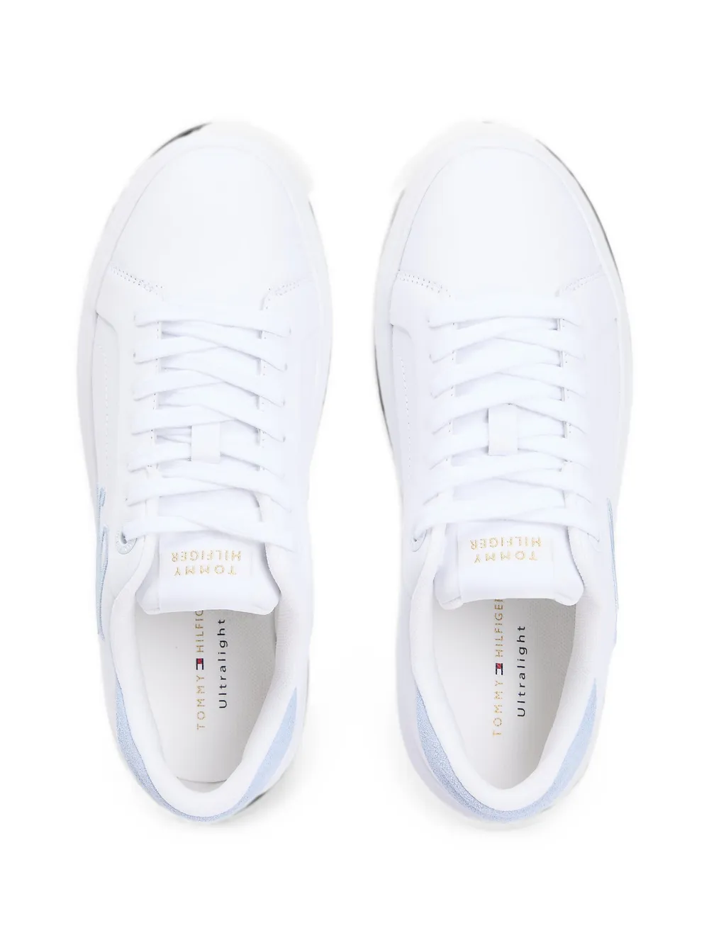 Tommy Hilfiger logo-embroidered sneakers Wit
