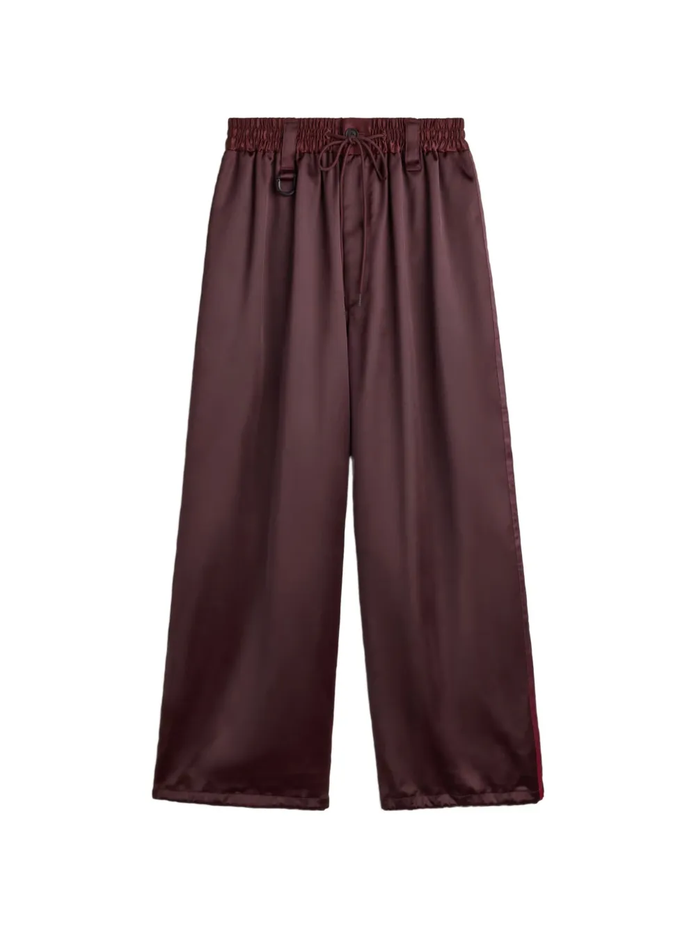 Y-3 satin gradient 3-stripes track pants - Rot