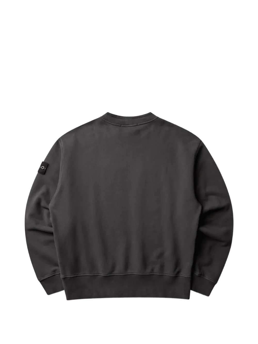 Stone Island 6100022 geborstelde sweater van biologisch katoen en fleece Grijs