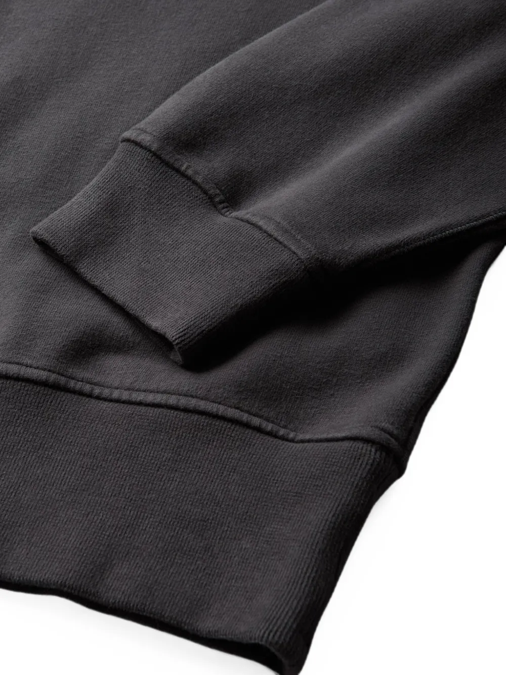 Stone Island 6100022 geborstelde sweater van biologisch katoen en fleece Grijs