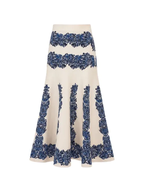 Ulla Johnson Alessia jacquard-knit midi skirt