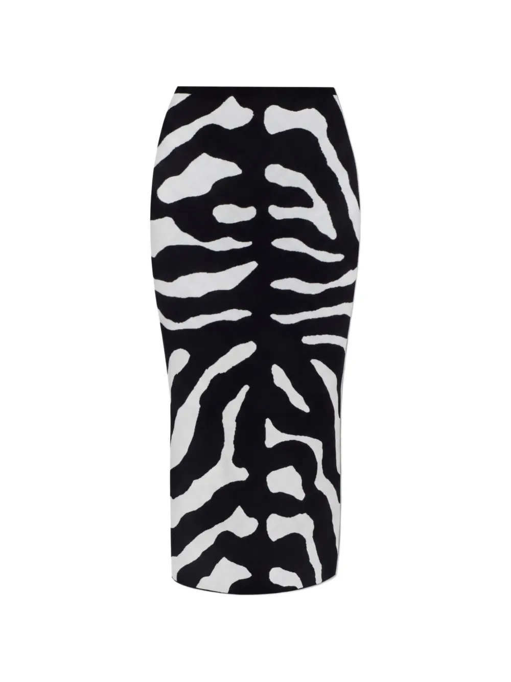 Moschino printed stretch skirt - Schwarz