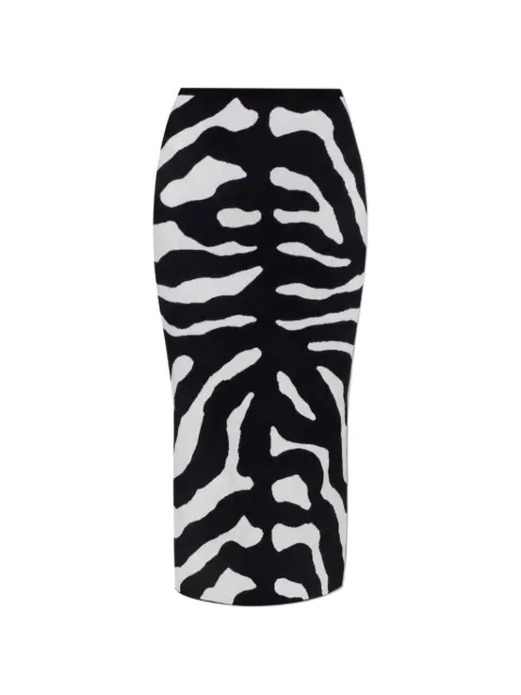 Moschino printed stretch skirt