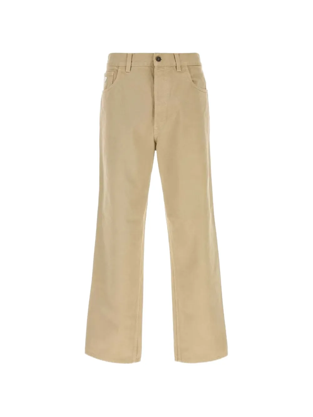Prada five-pocket old denim jeans - Toni neutri