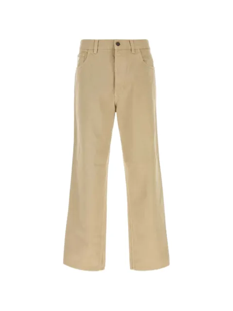 Prada five-pocket old denim jeans
