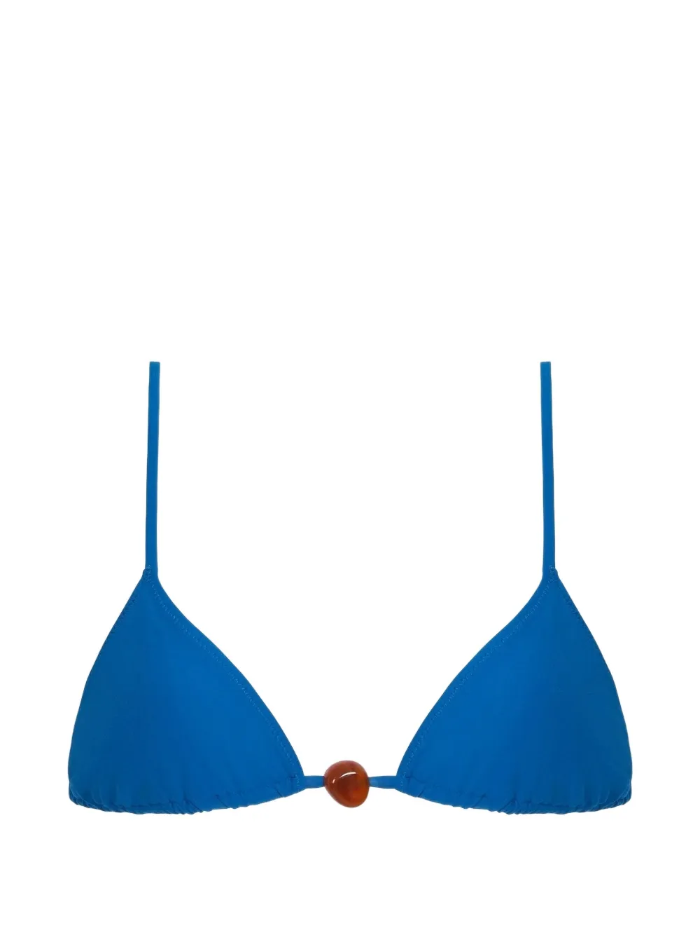 TROPIC OF C Equator bead-embellished bikini top - Blu