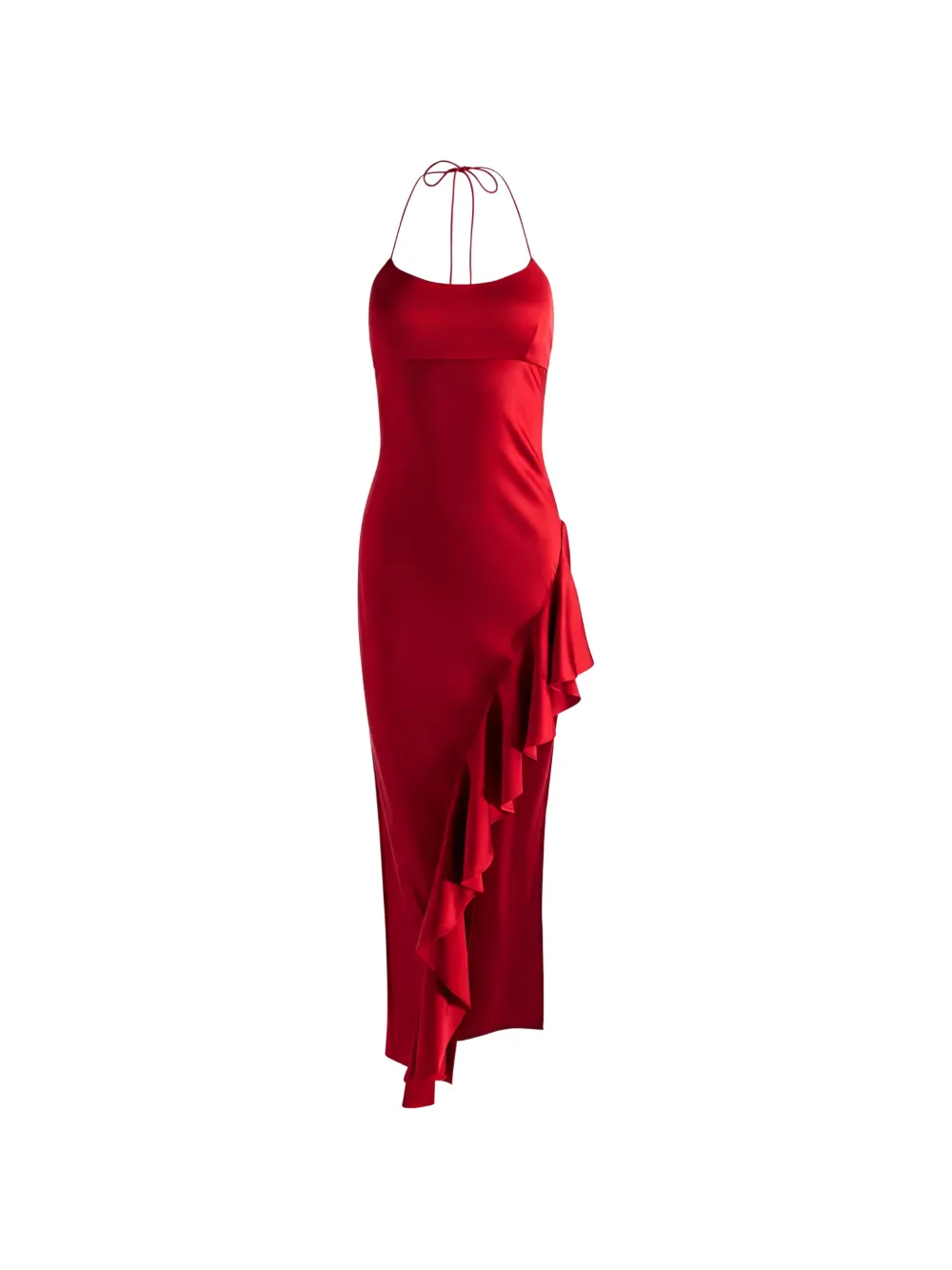 alice + olivia Palma asymmetric dress - Rot
