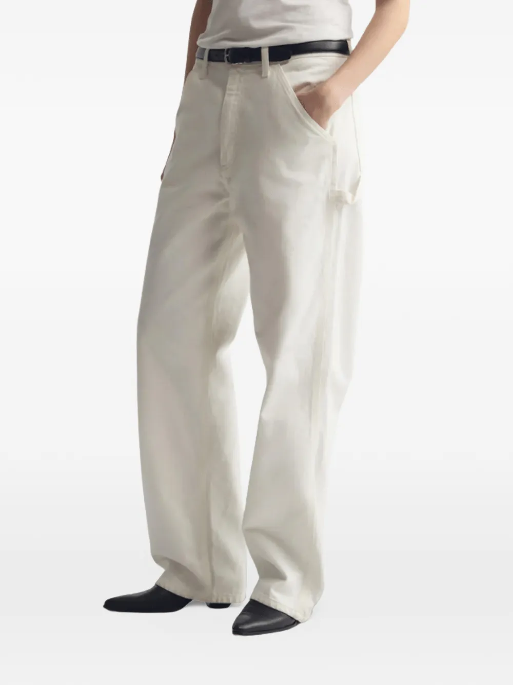 Nili Lotan Arnaud straight jeans Beige