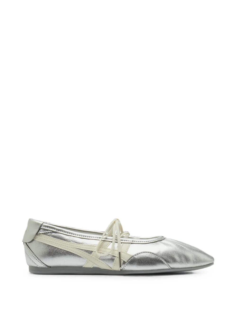 Onitsuka Tiger Gymnarina ballet flats - Argento
