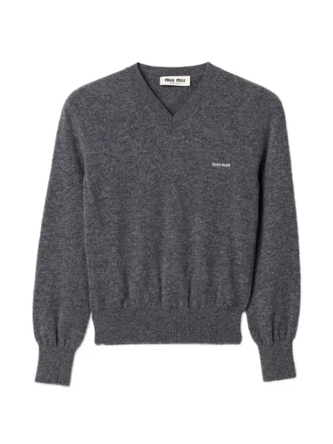 Miu Miu V-neck wool cardigan