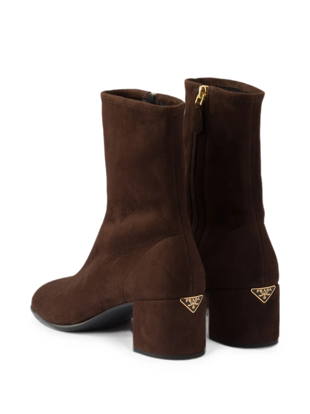 Prada Stretch suède laarzen Bruin