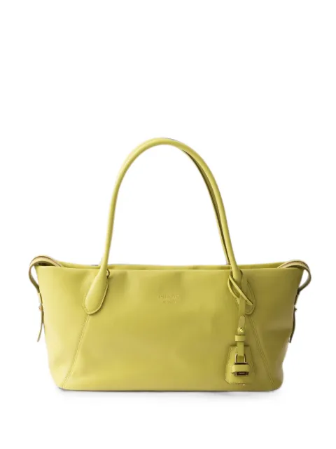 Prada Ouvert large leather tote bag