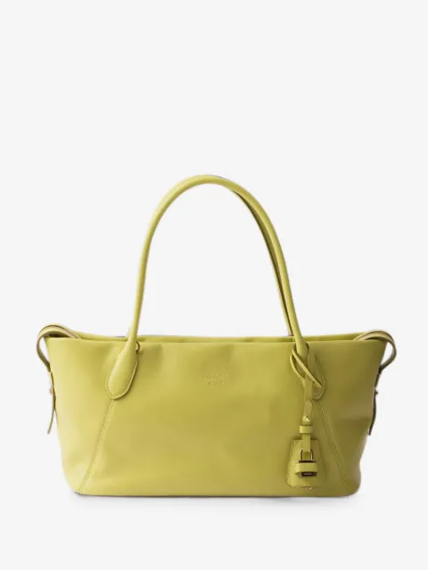 Prada Ouvert large leather tote bag