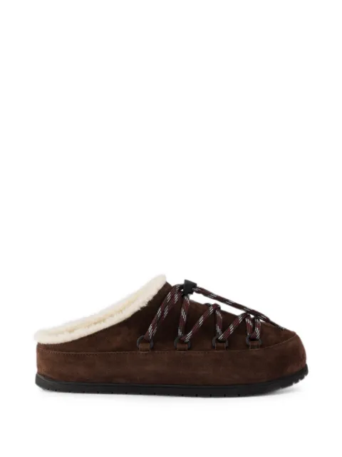 Prada suede mules