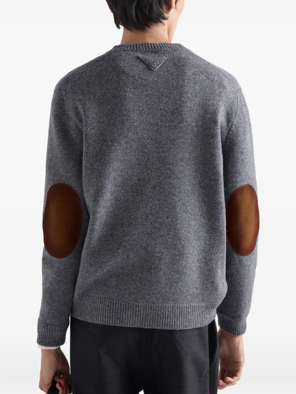 Prada Wollen trui met ronde hals Grijs
