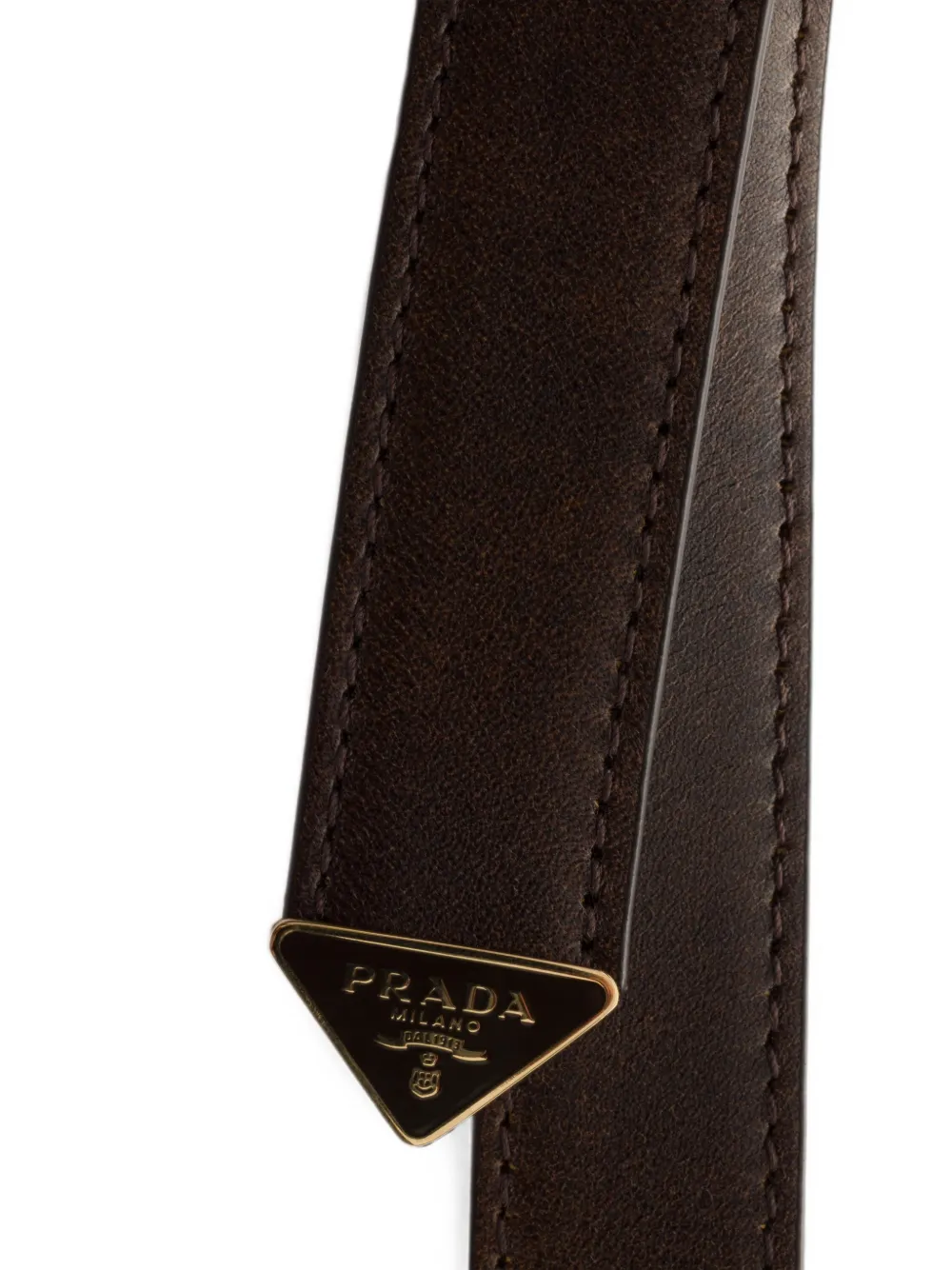 Prada Leren riem Bruin