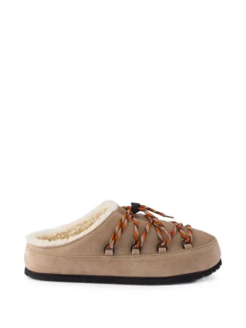 Prada suede mules