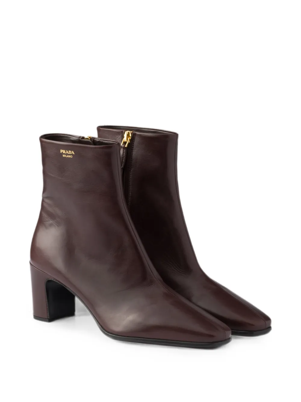 Prada Leren laarzen Bruin