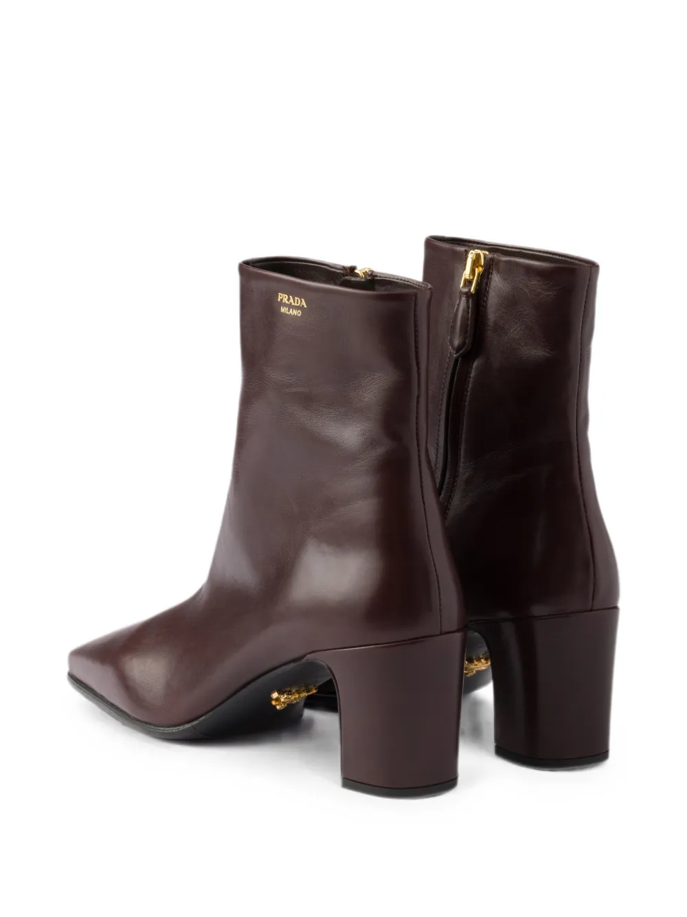 Prada Leren laarzen Bruin