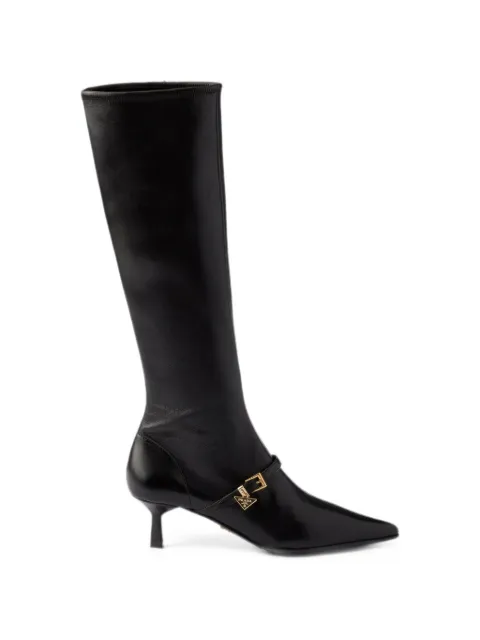 Prada stretch nappa leather boots