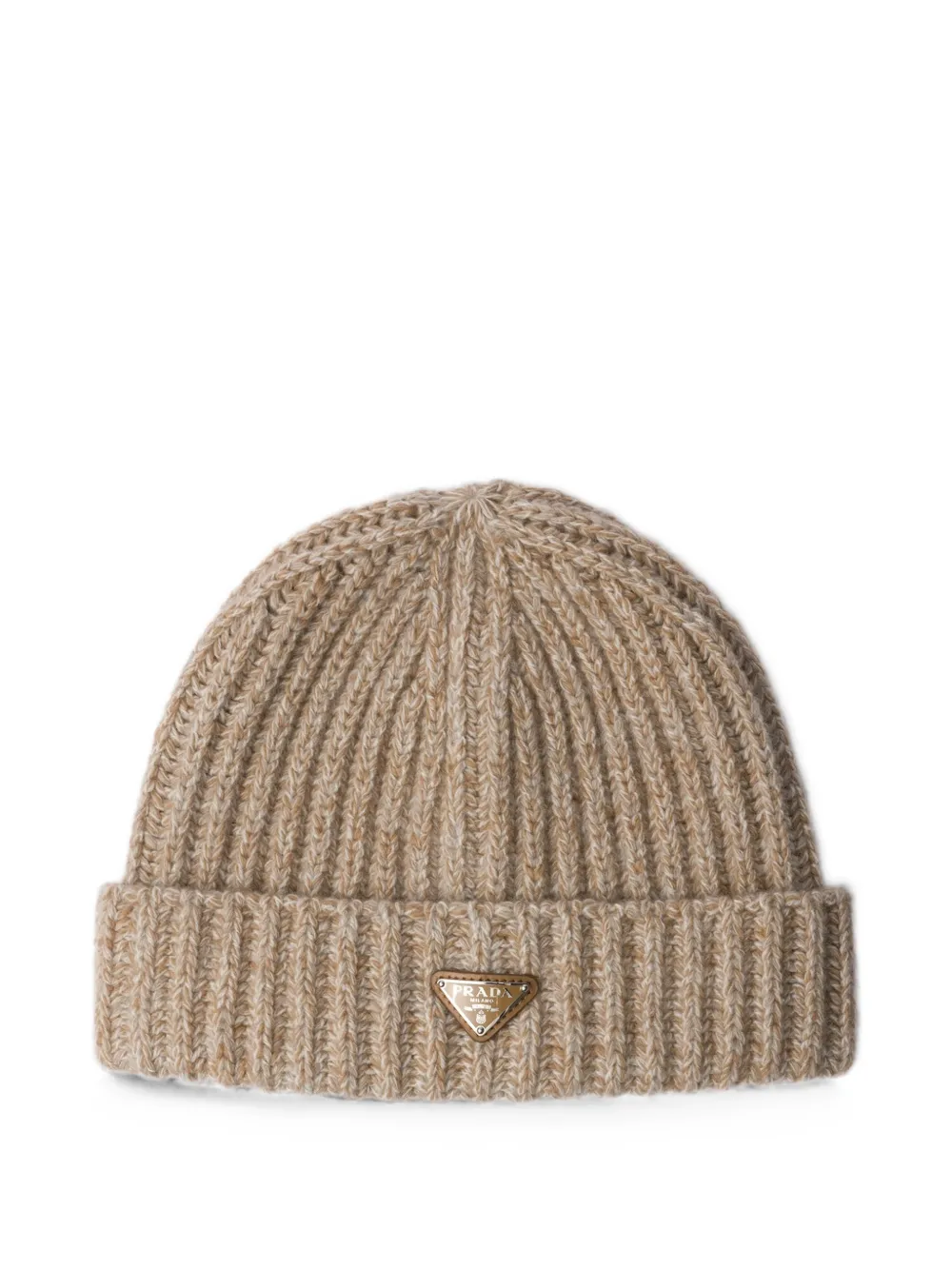 Prada mouliné cashmere and wool beanie