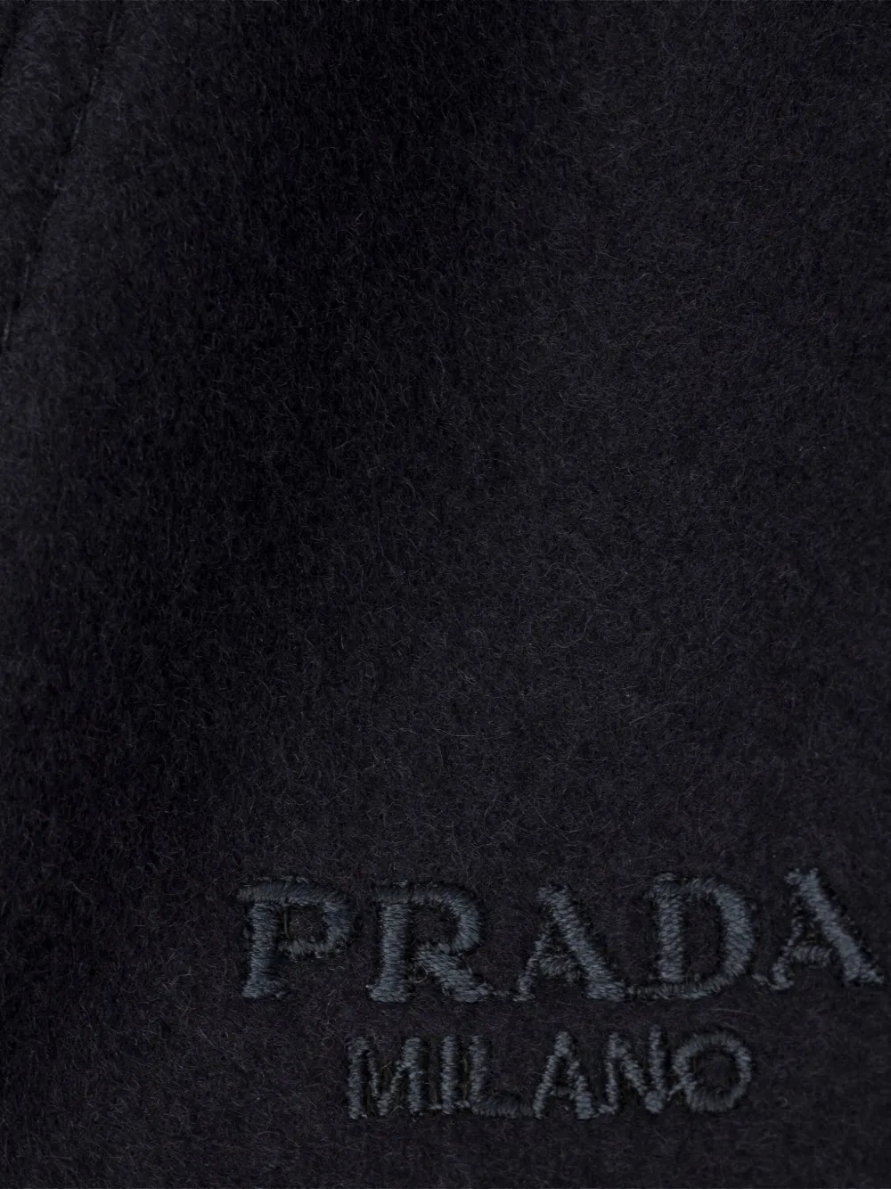 Prada Katoenen honkbalpet Zwart