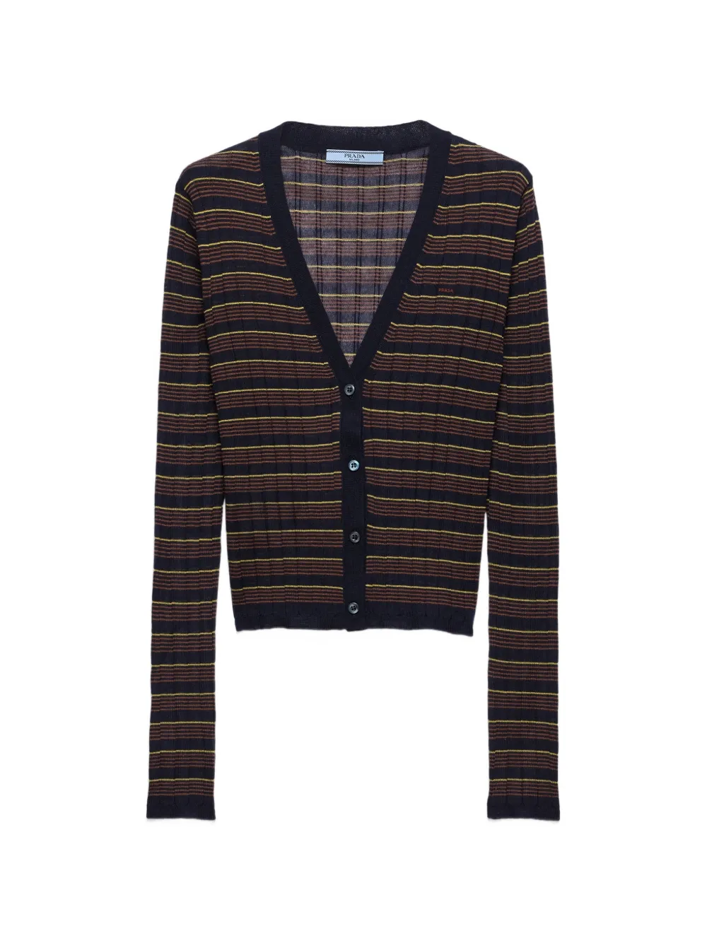 Prada striped cardigan