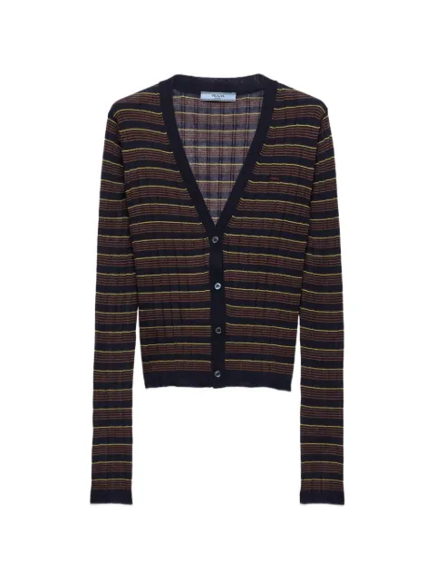Prada striped cardigan