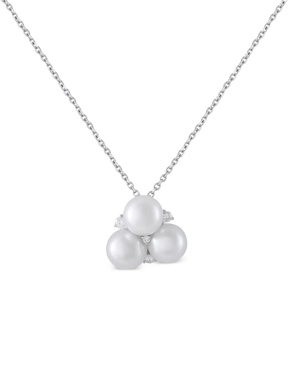 Assael pearl and diamond necklace - Silber