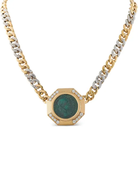 Bvlgari Pre-Owned Monete diamond necklace