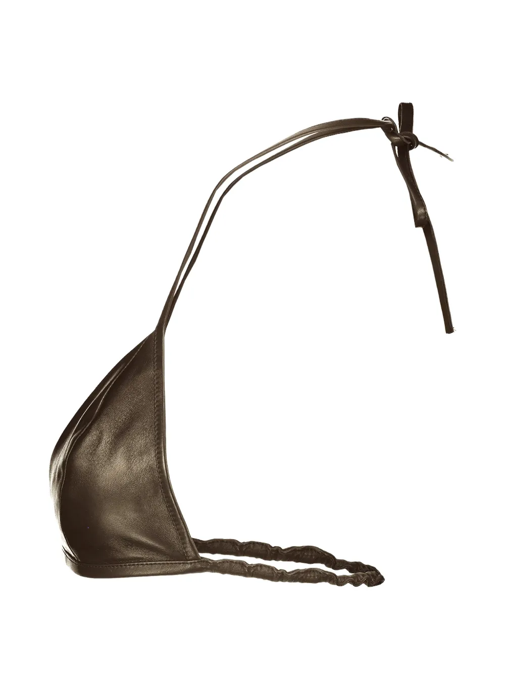 Rick Owens leather halterneck bras Bruin