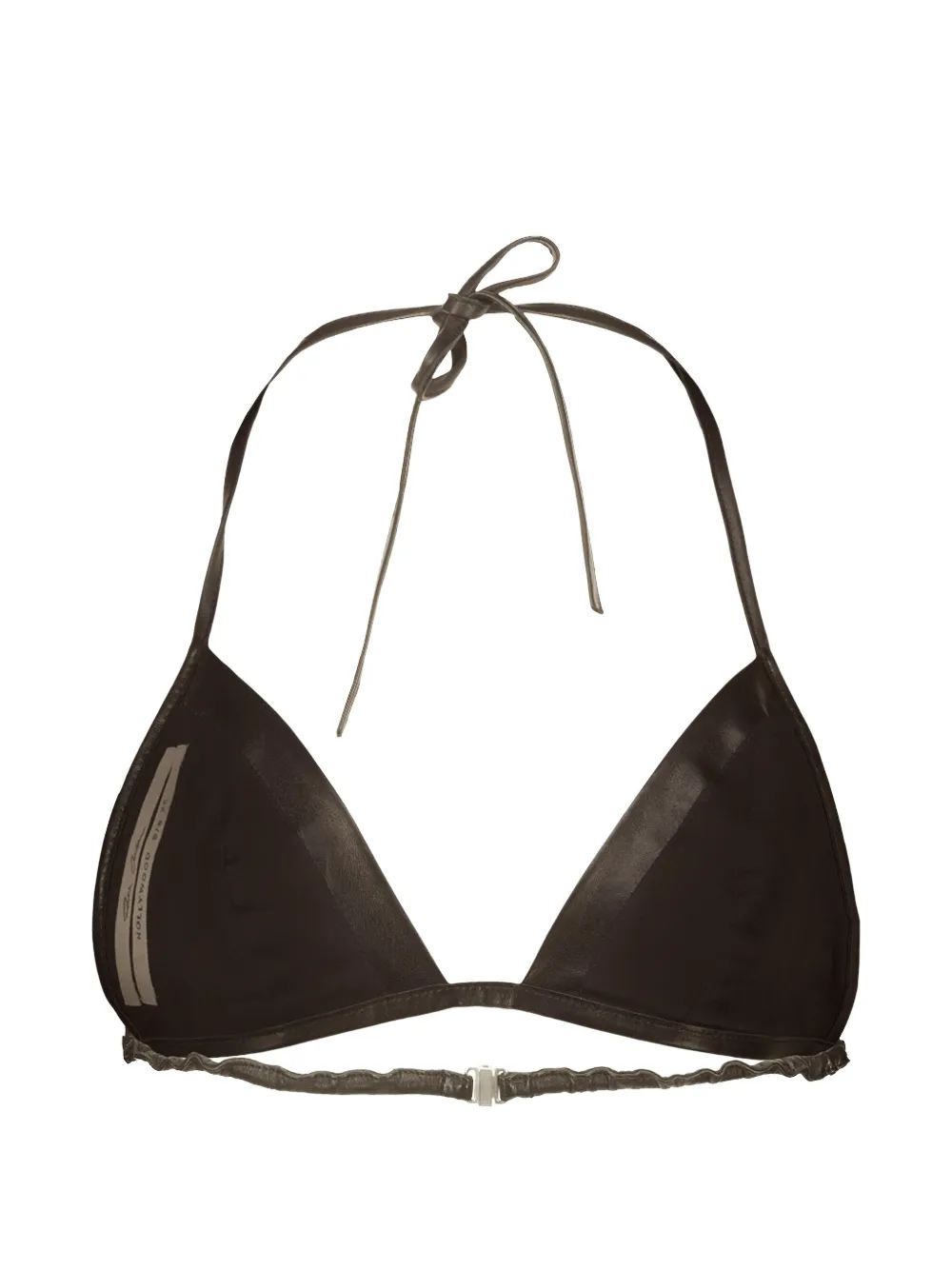 Rick Owens leather halterneck bras Bruin