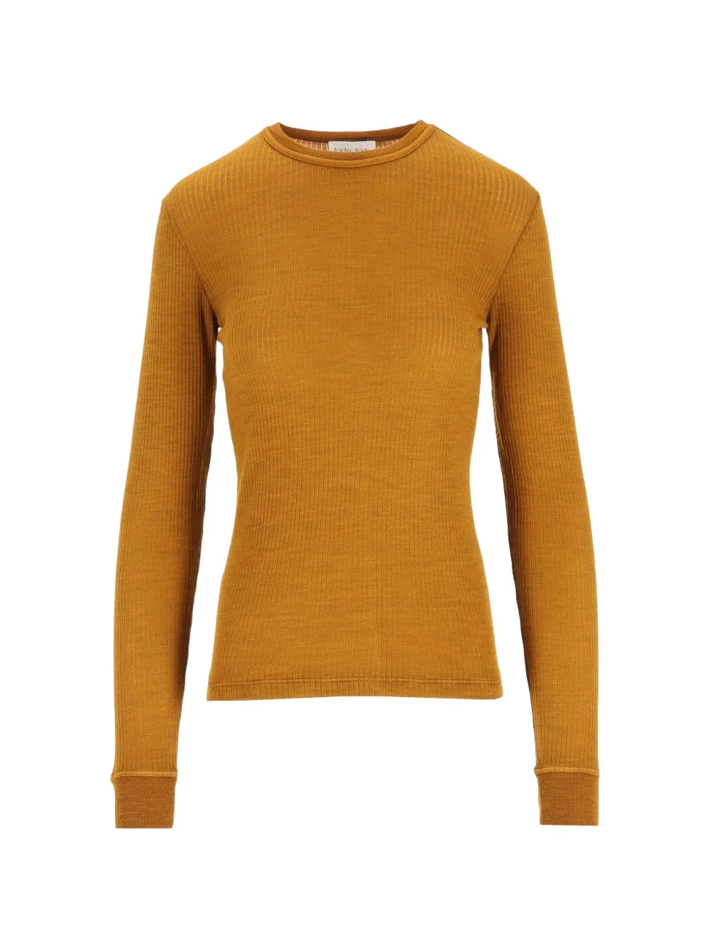 Forte Forte ribbed-knit long-sleeve sweater - Arancione