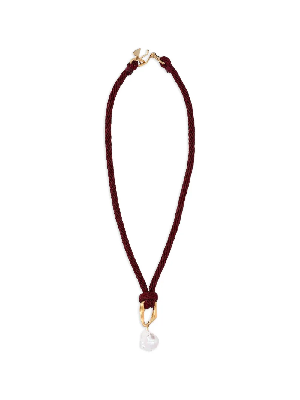 Forte Forte pearl-pendant rope necklace