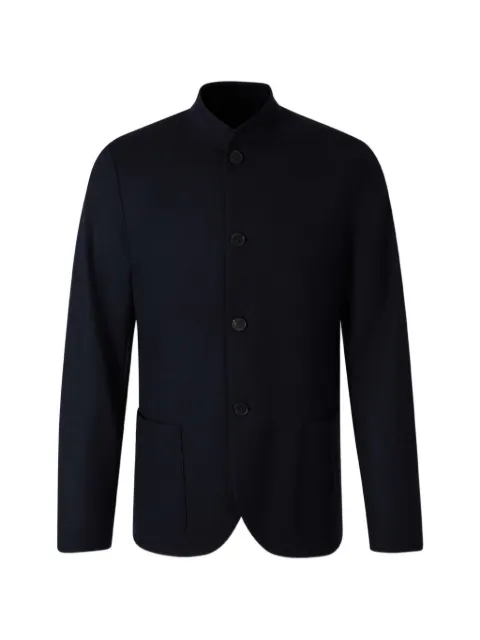 Harris Wharf London mandarin-collar button-up jacket