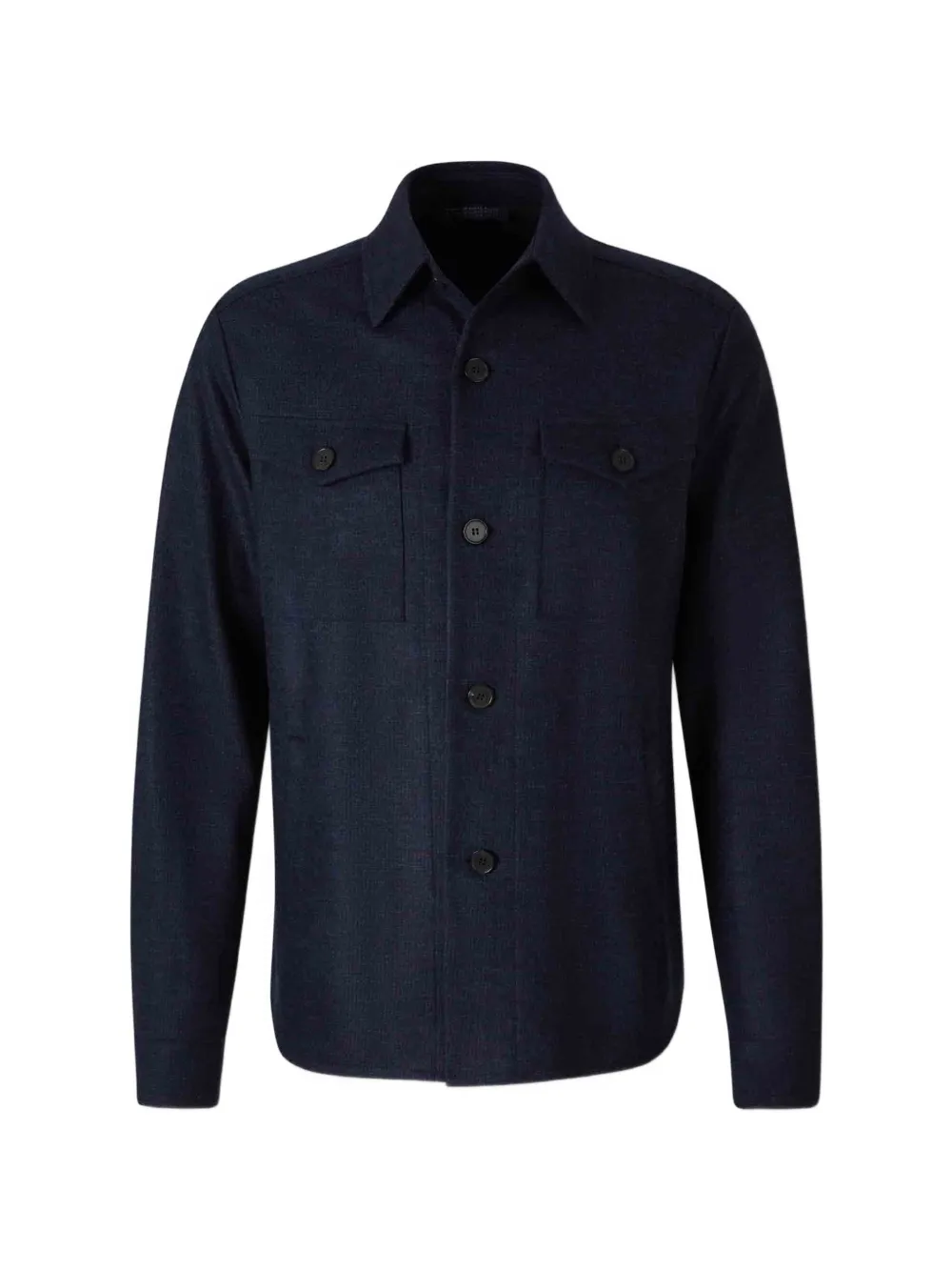 Harris Wharf London Shirtjack met borstzak Blauw