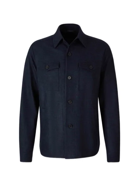Harris Wharf London chest-pocket shirt jacket