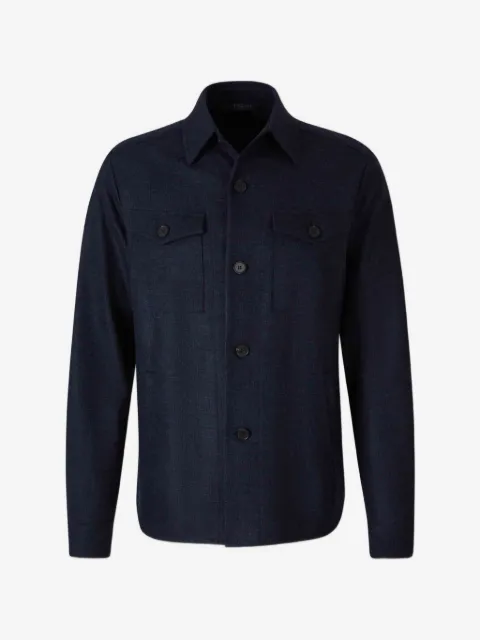 Harris Wharf London chest-pocket shirt jacket